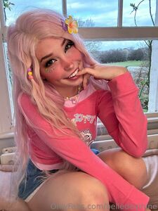 Belle Delphine Nude Cute In Pink Onlyfans Set Leak