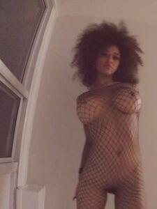 Stormi Maya Nude Fishnet Bodysuit Onlyfans Leaked