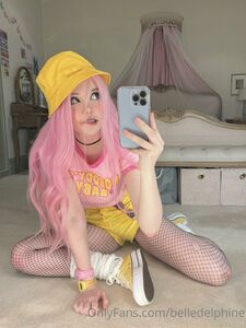 Belle Delphine Yellow Hat Full Onlyfans Set Leaked