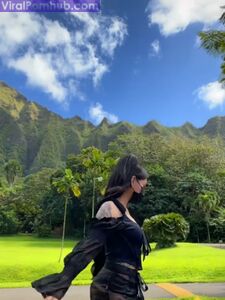 Bella Poarch in a Seethrough outfit