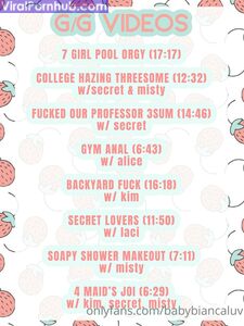 BabyBianca Latest Onlyfans Leaked Album