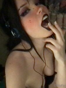 Belle Delphine Sexy Goth Onlyfans Latest 2023 Nudes Leaked Photos set