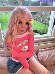 Belle Delphine Cute In Pink Onlyfans Latest Nudes Leaked Photos