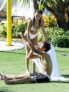 Madison Beer Sexy Camel Toe Bikini Set Leaked