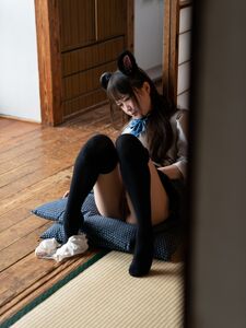 Ria Kurumi - Cat ear schoolgirl masturbation - Cospuri 0301